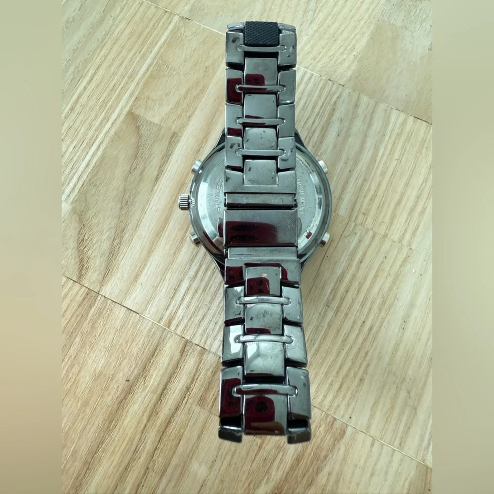 U.S. POLO ASSN men’s black and gray sport watch NEW BATTERY